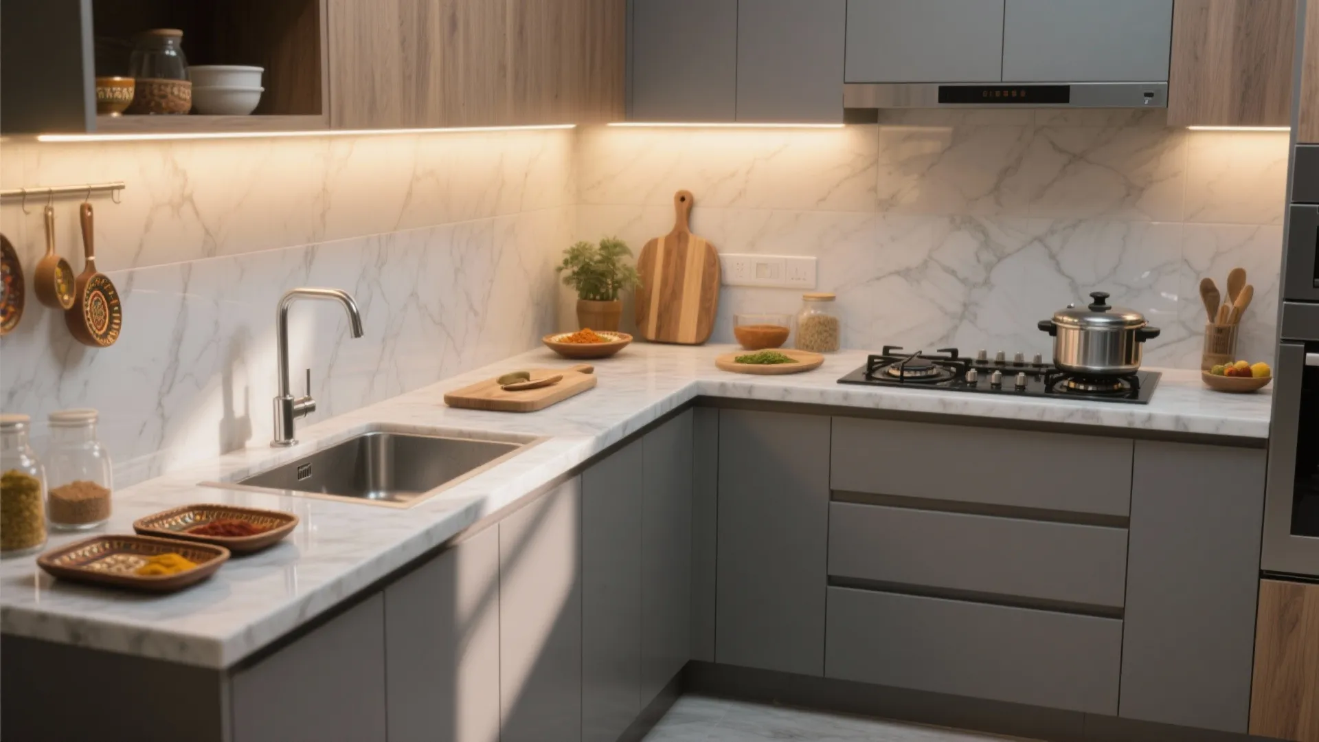 Kitchen Slab Design in India: Real-Life Tips & Trends: 1 Minute to Freshen Up Your Indian Kitchen Slab Style—Expert Secrets Inside!