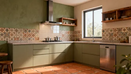 Indian tiles design for kitchen: 5 smart ideas
