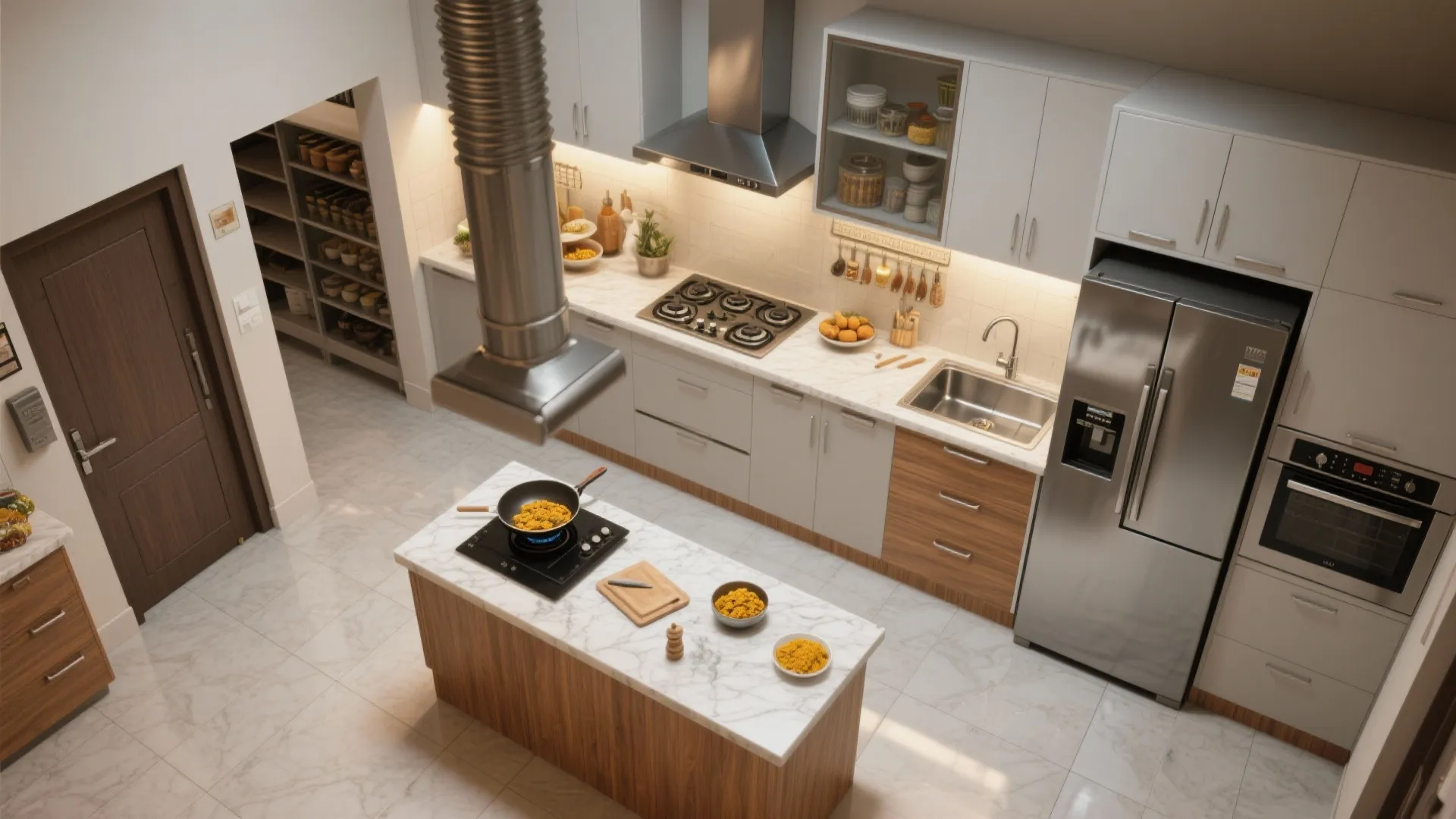 Kitchen mastery for Indian cooking: zones, ventilation, durability