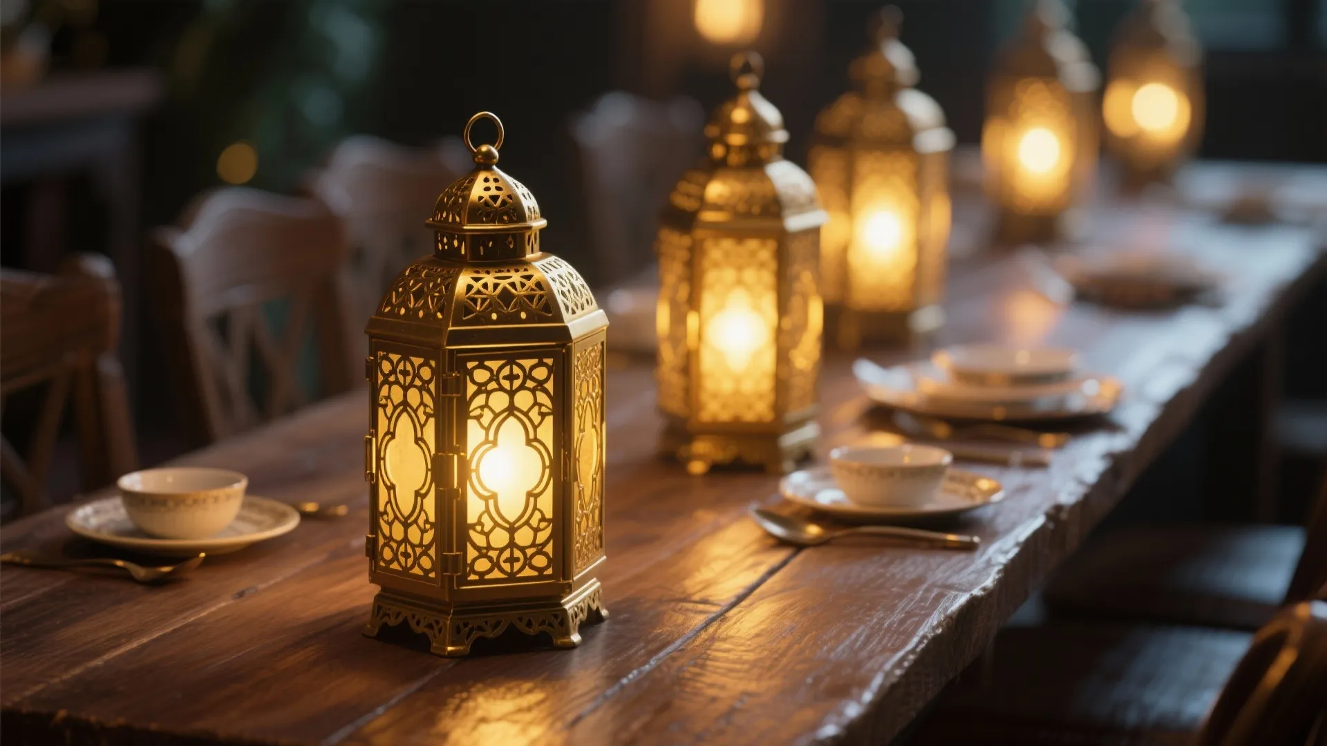 2. Warm Lighting Inspired by Indian Lanterns