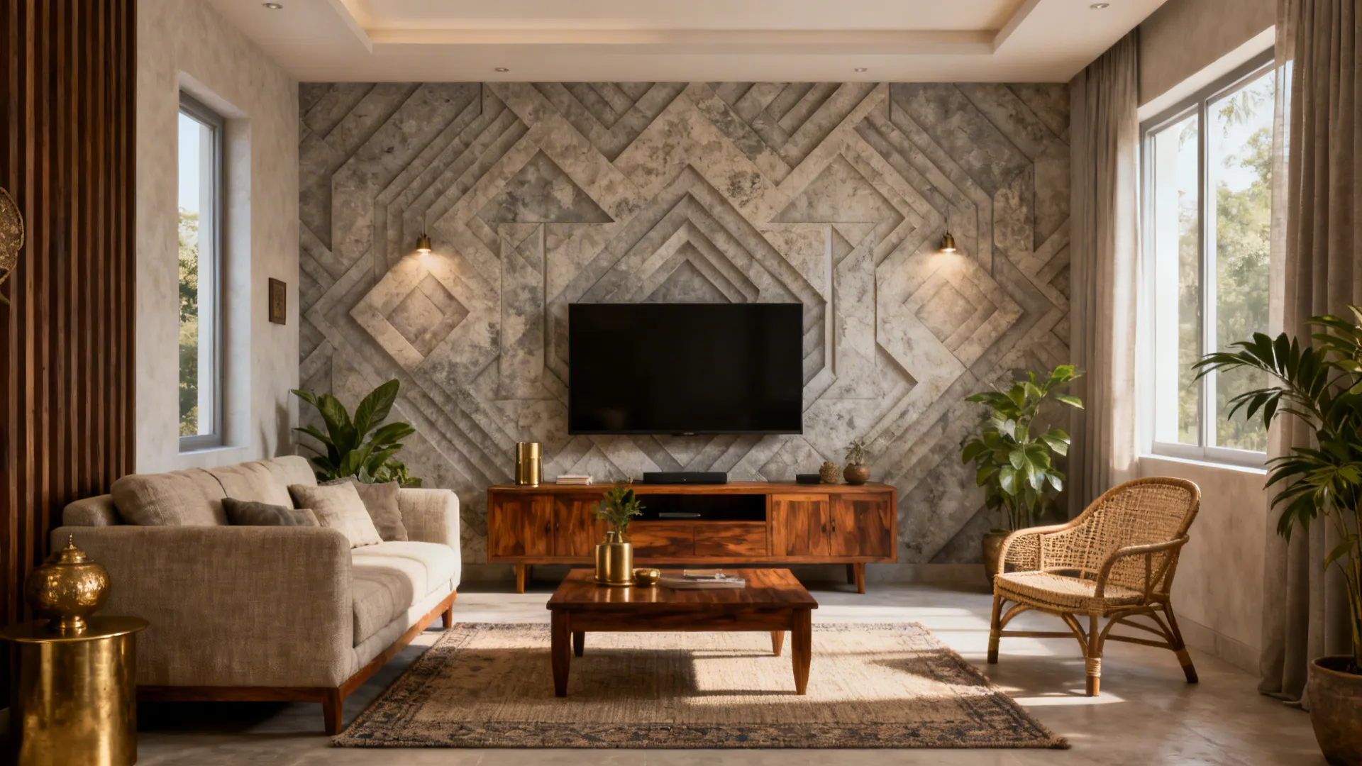 3D Wallpaper Designs for Living Room India: 5 Ideas