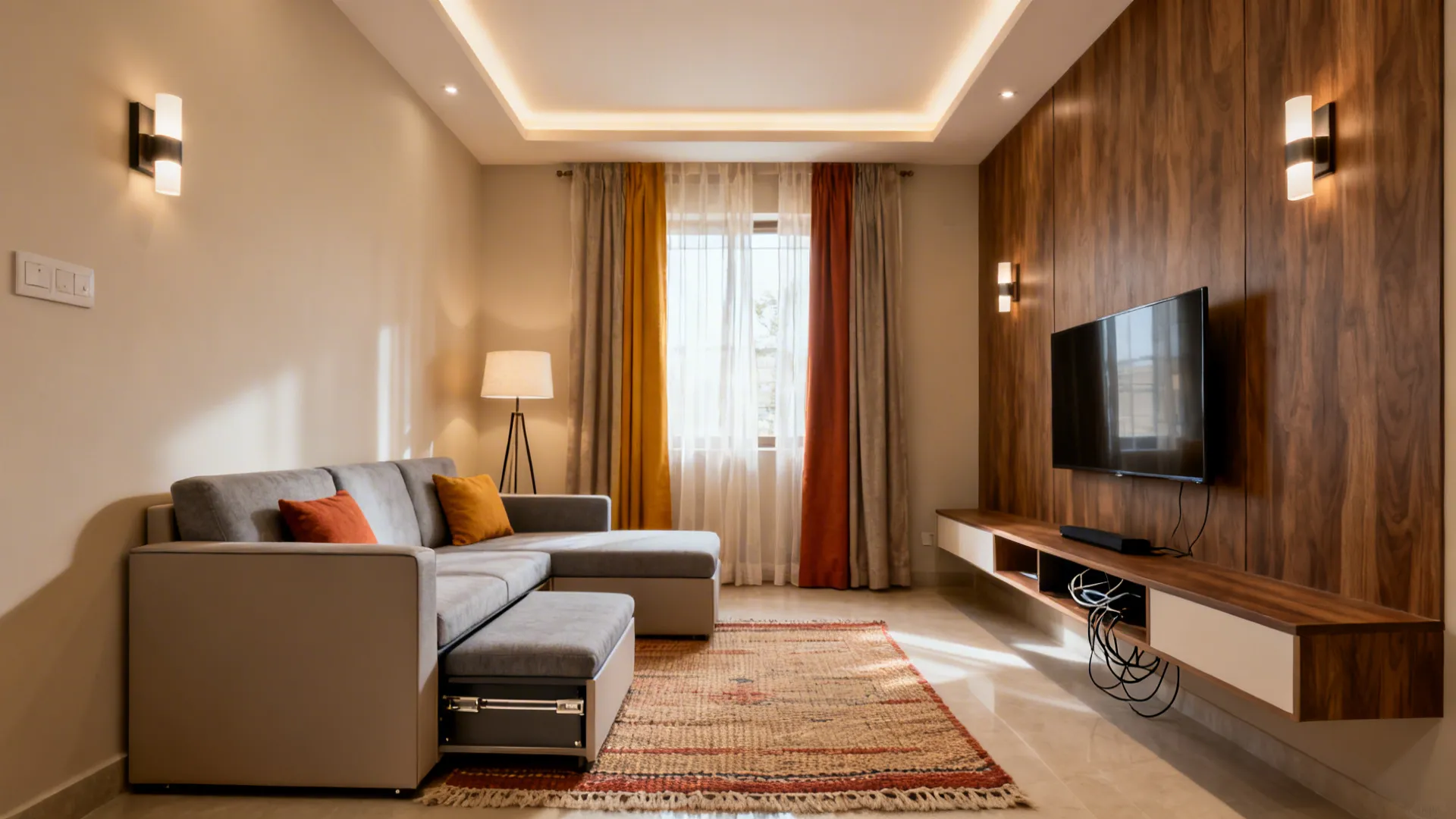 5 Living Room Ideas for Middle-Class Indian Home Interior Design