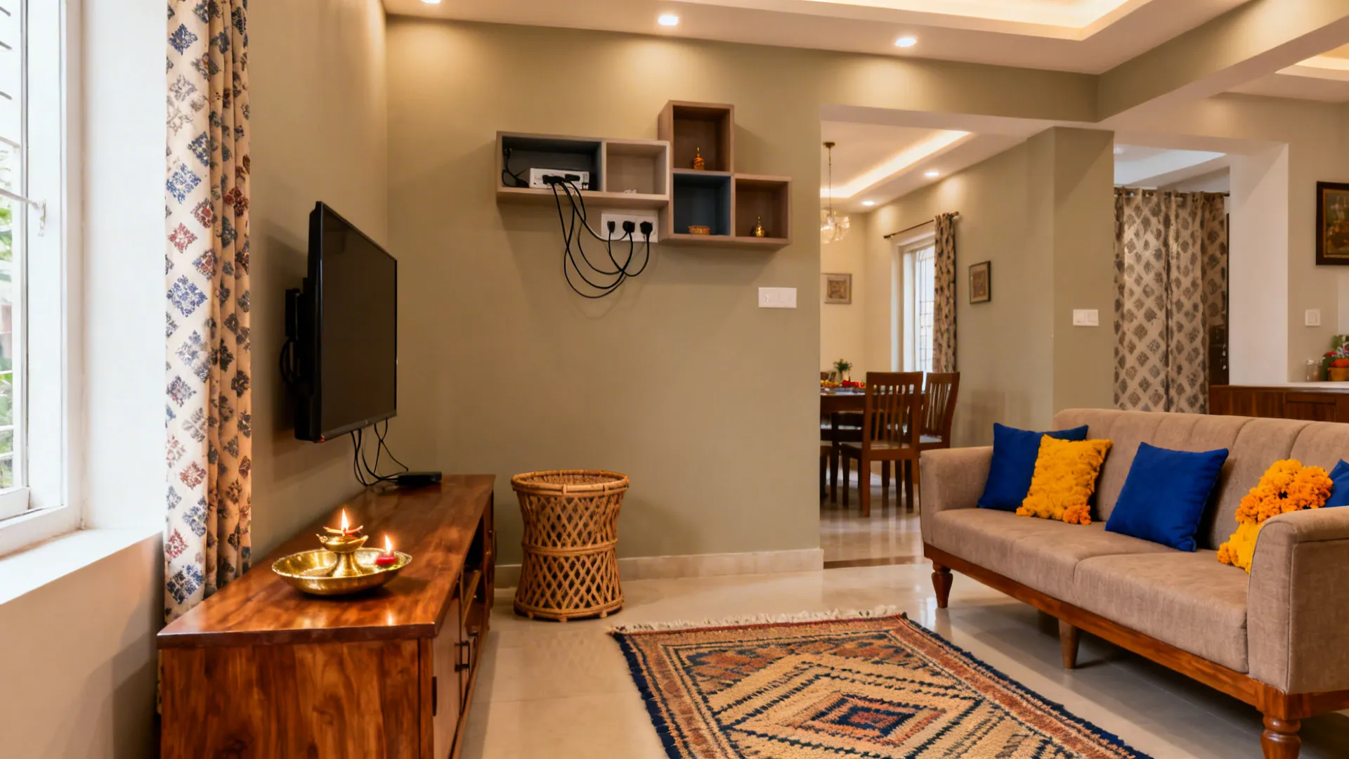 5 Indian-Style Living Room Ideas for Middle-Class Homes