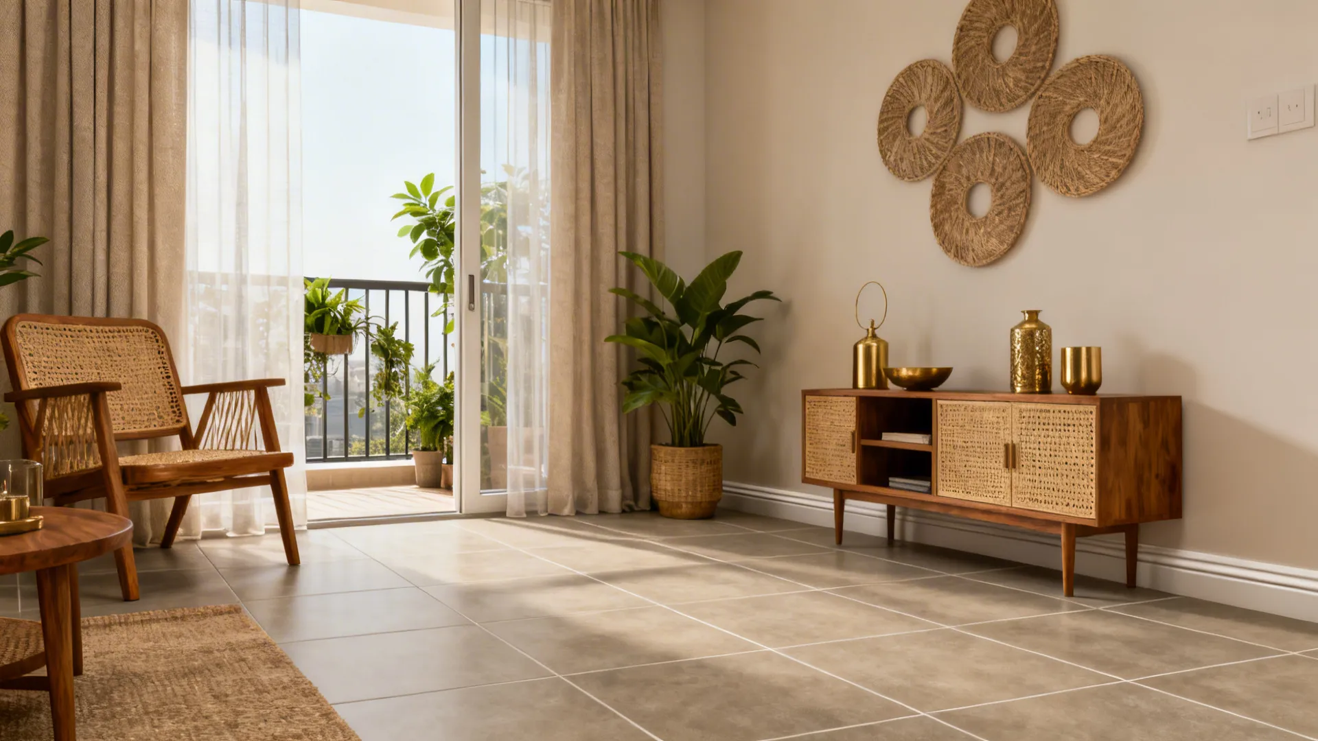 5 Floor Tiles Design Ideas for Living Rooms in India