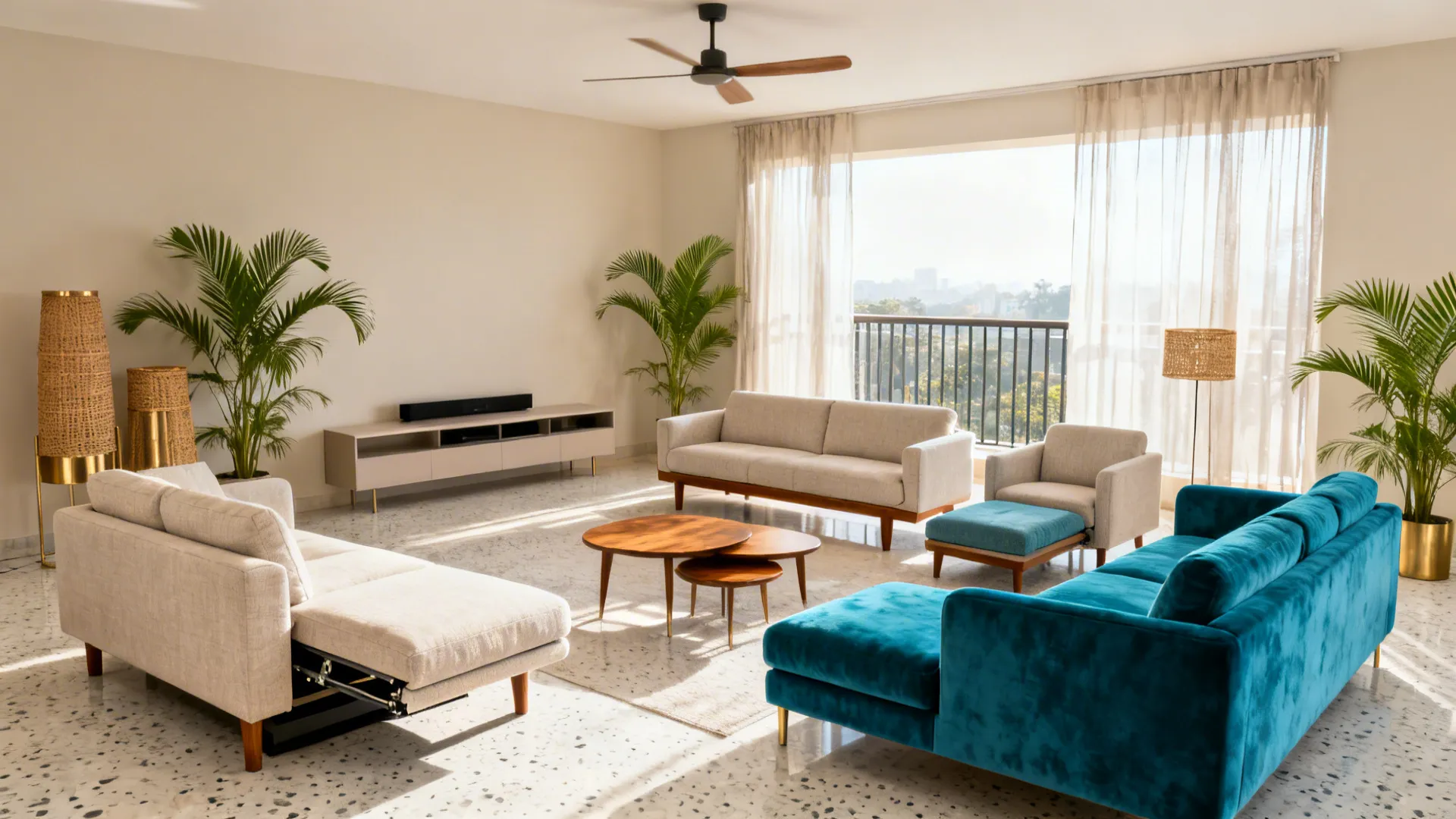 5 L-Shaped Sofa Designs for Living Rooms in India