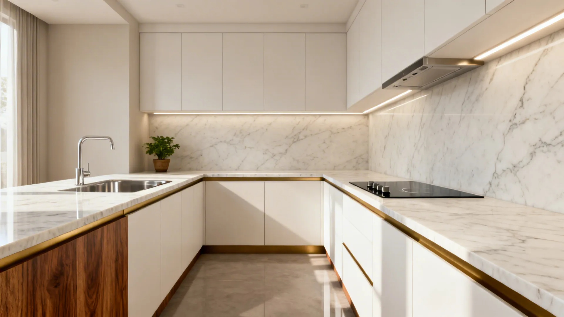 Kitchen Marble Slab Design in India: 5 Ideas that Work