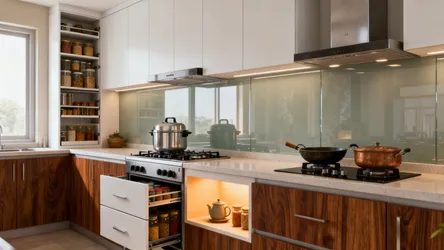 Indian Parallel Kitchen Cabinets: 5 Space-Smart Ideas