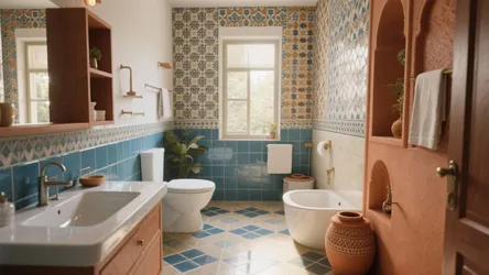 5 Small Bathroom Tile Design Ideas in India