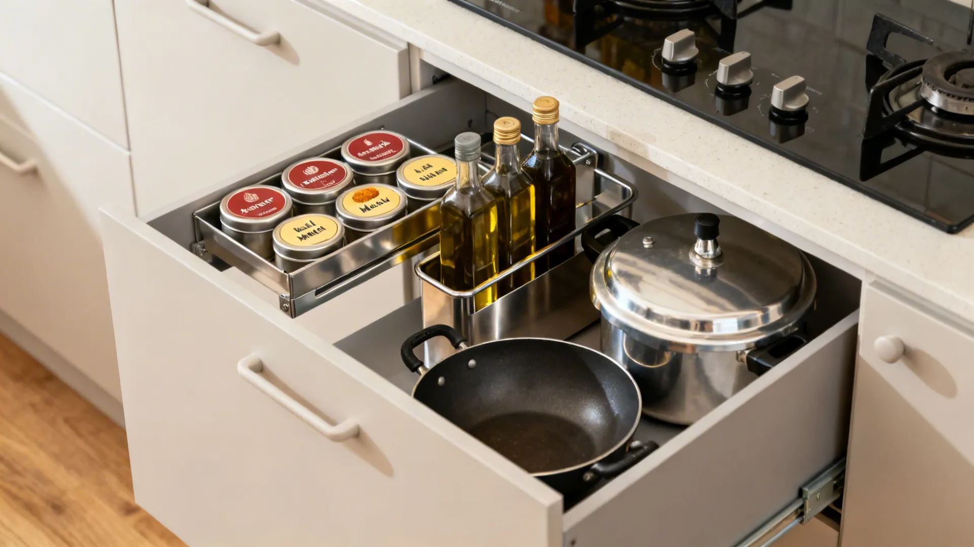 Minimalist Storage with Indian-Ready Organization