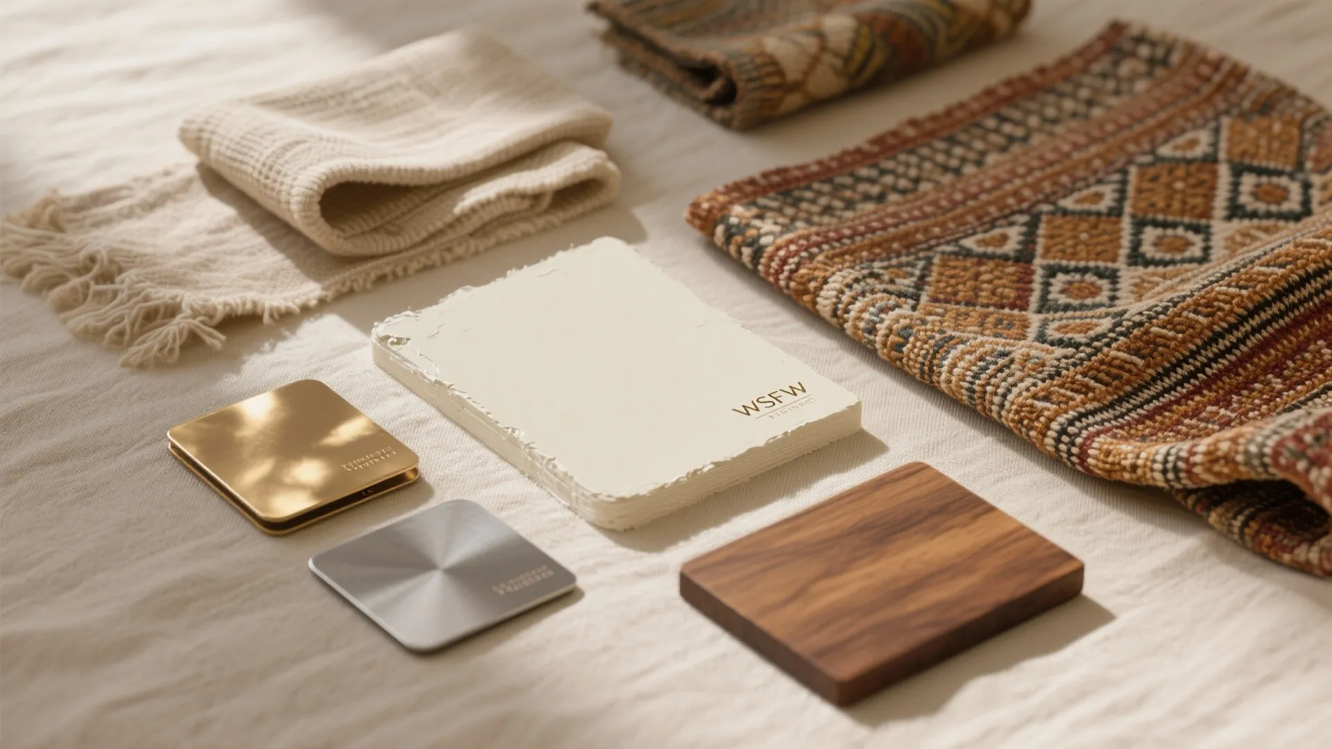 2) Quiet Luxury Palettes with Indian Textiles