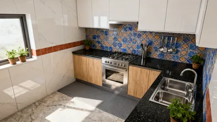 5 Indian kitchen tile designs photos ideas that work