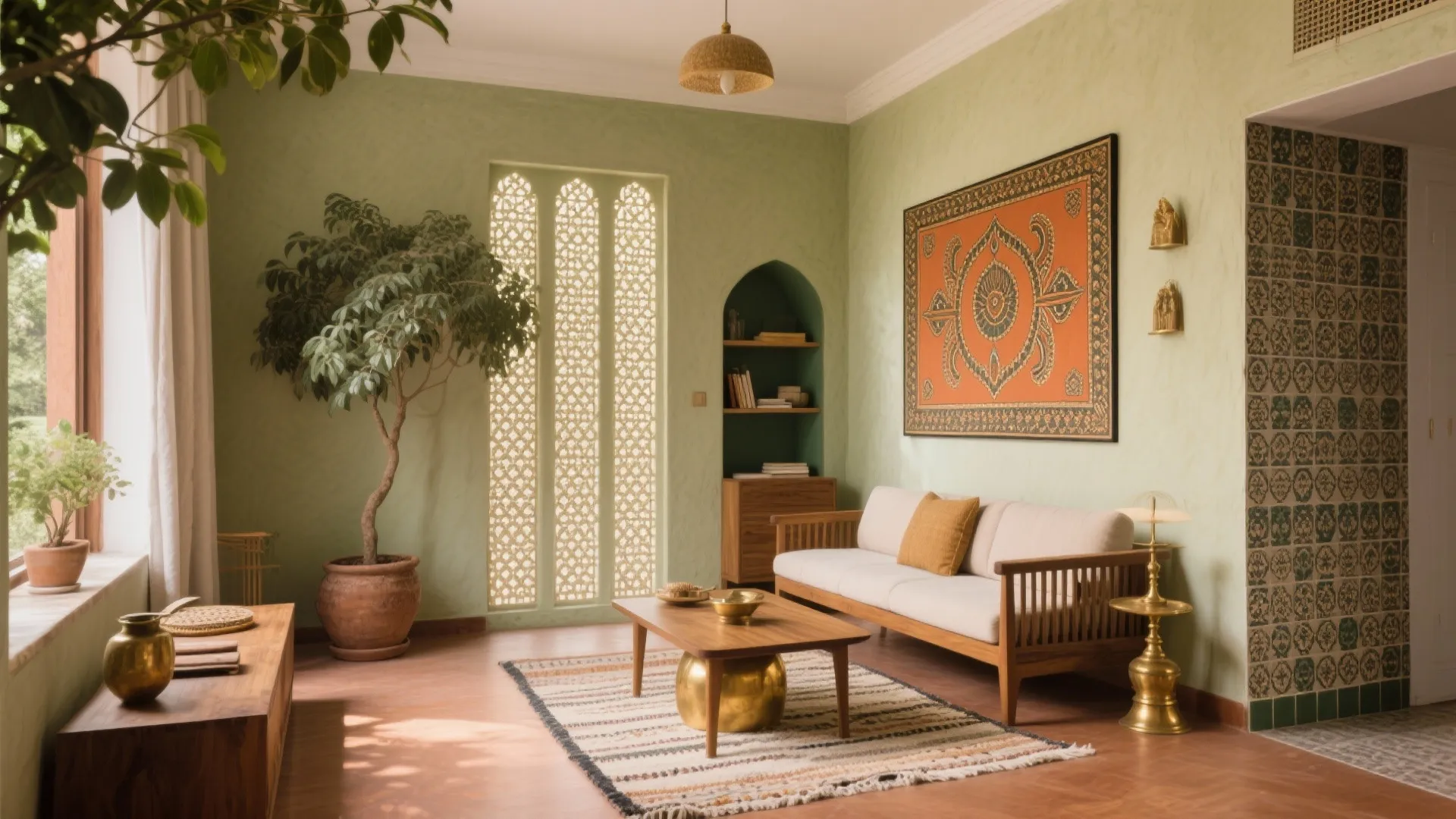 Indian Wall Design: 5 Ideas for Small Spaces: How I use texture, pattern, and color—rooted in Indian craft—to elevate compact homes