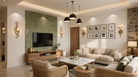 5 fancy wall lights for living room India