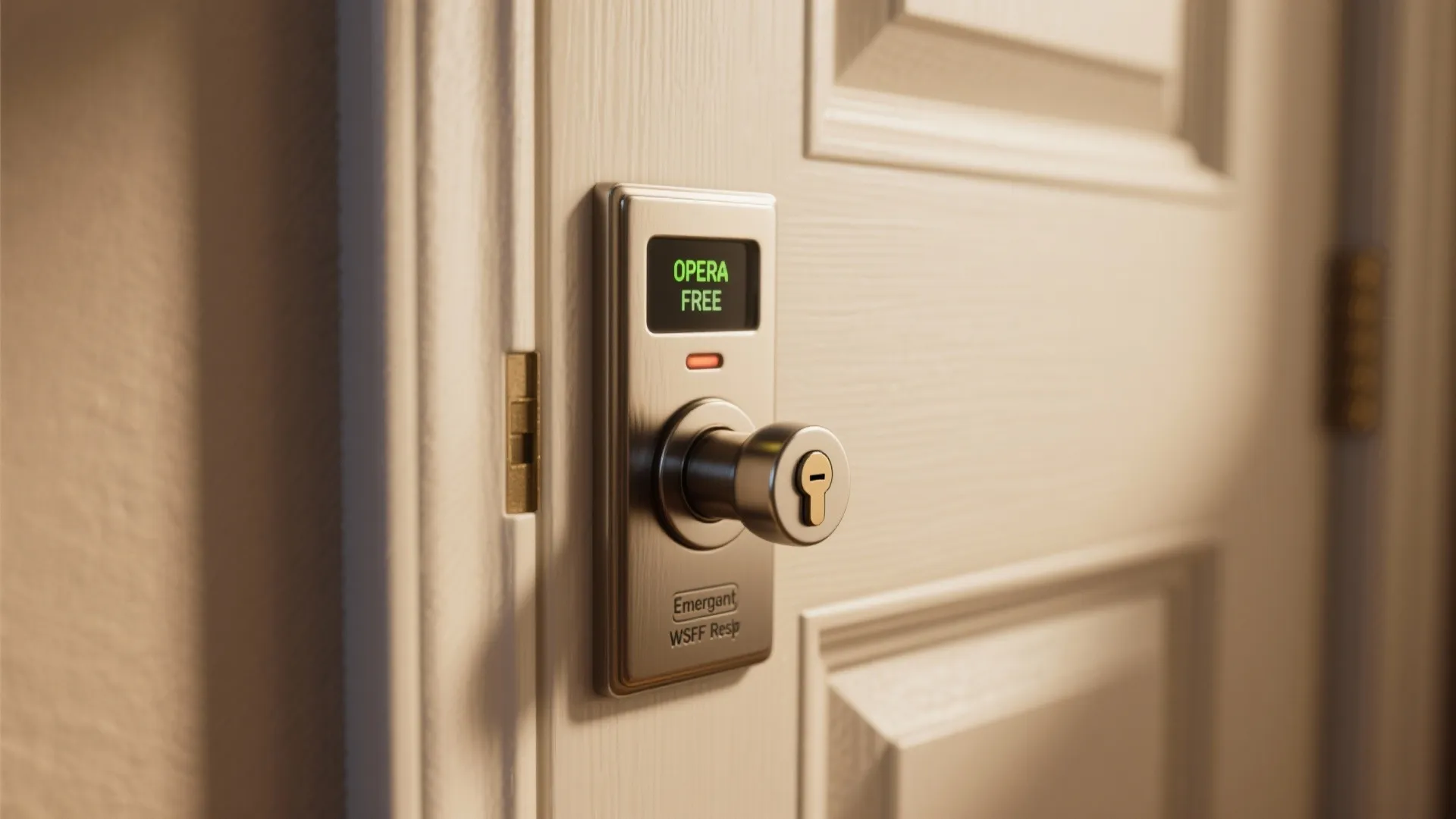 3. Indicator lock with emergency release