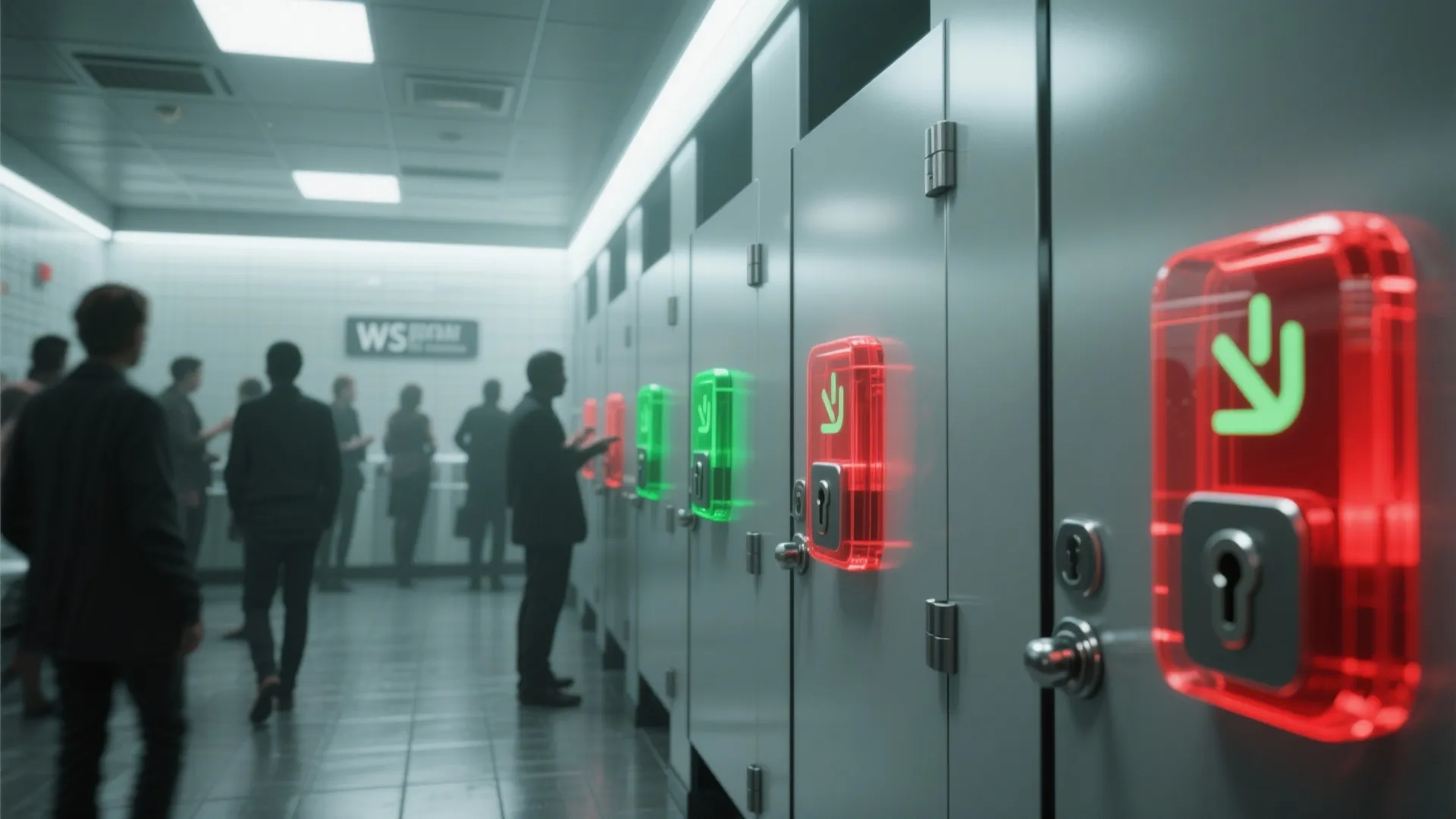 3. Indicator locks with clear in-use signage