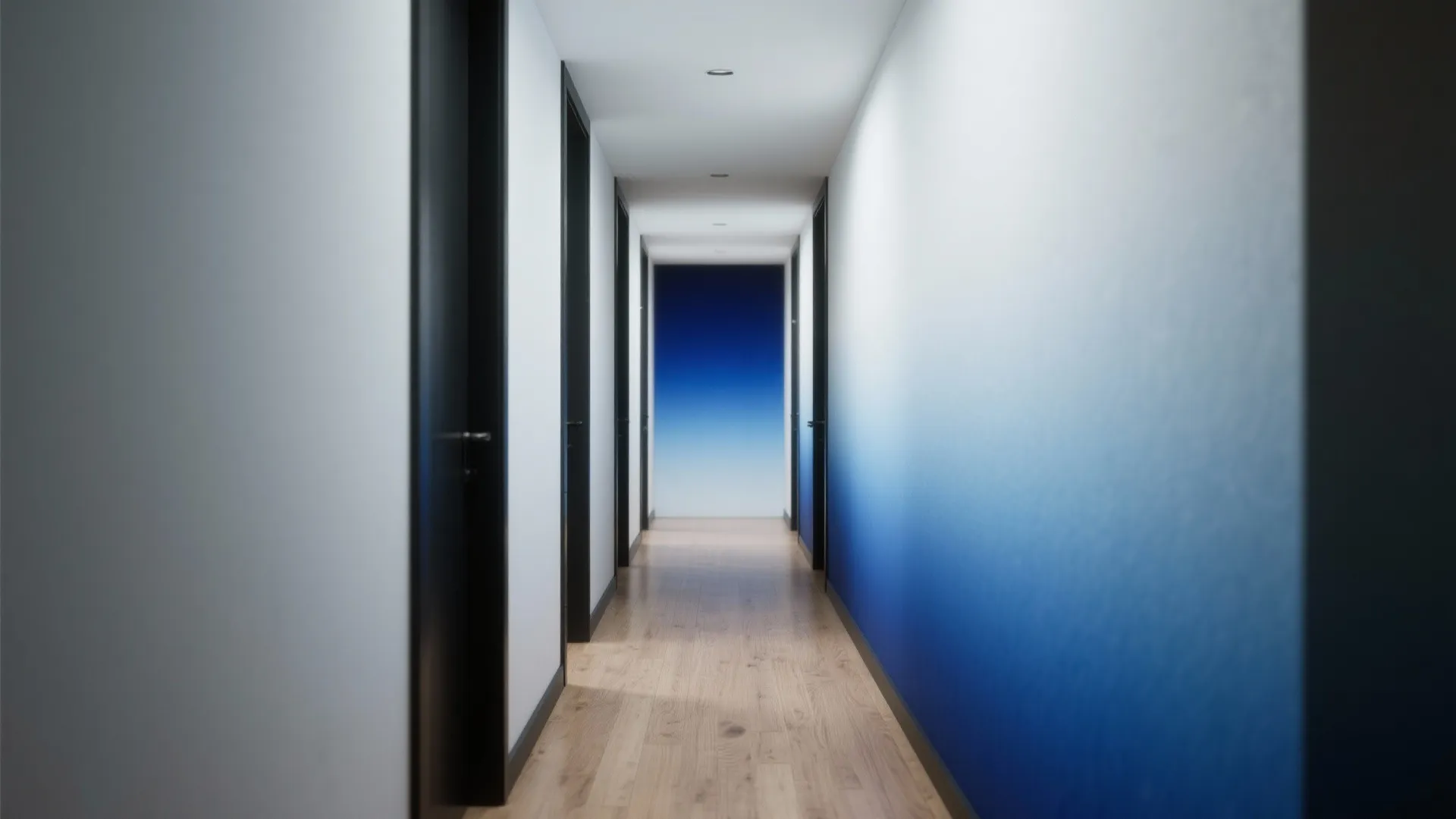 Indigo Ombre + White + Matte Black