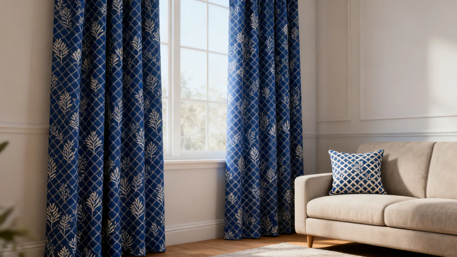 3. Patterned Indigo for Visual Interest