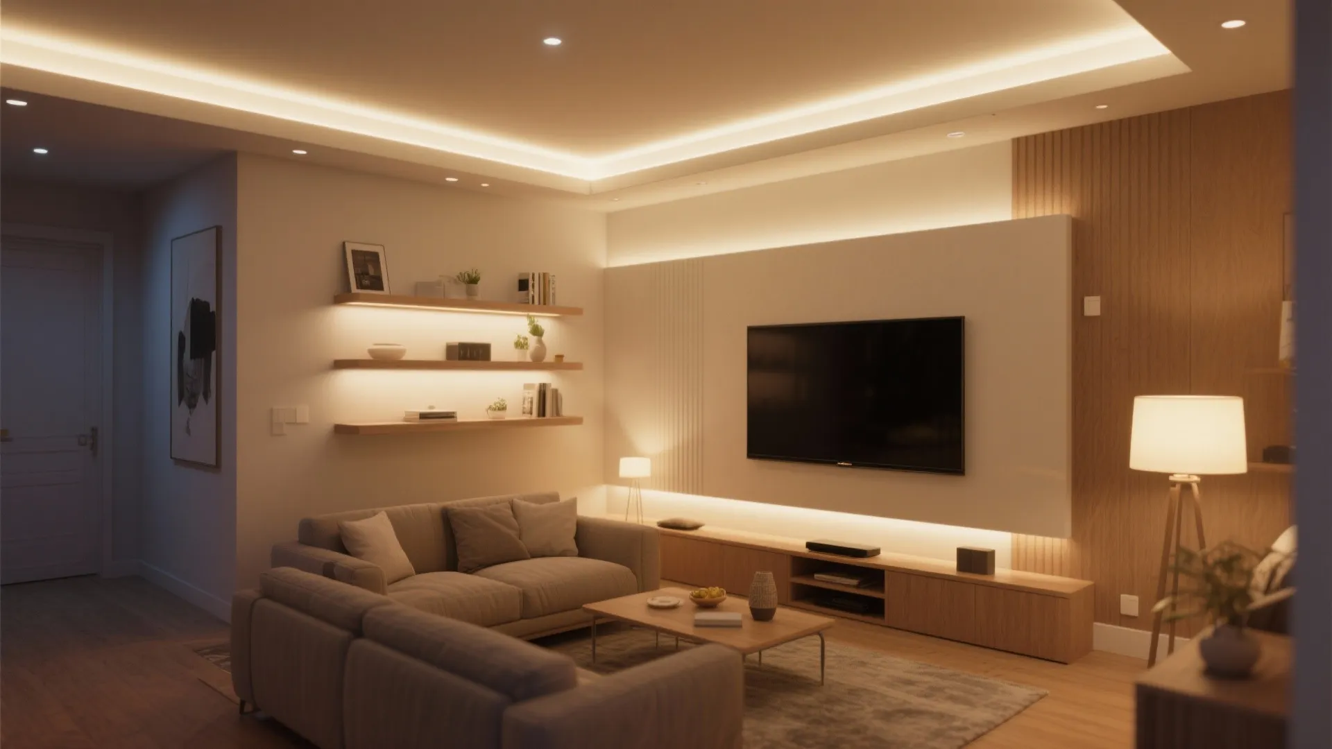 Indirect Lighting: Coves, Shelves, and Floating Glows