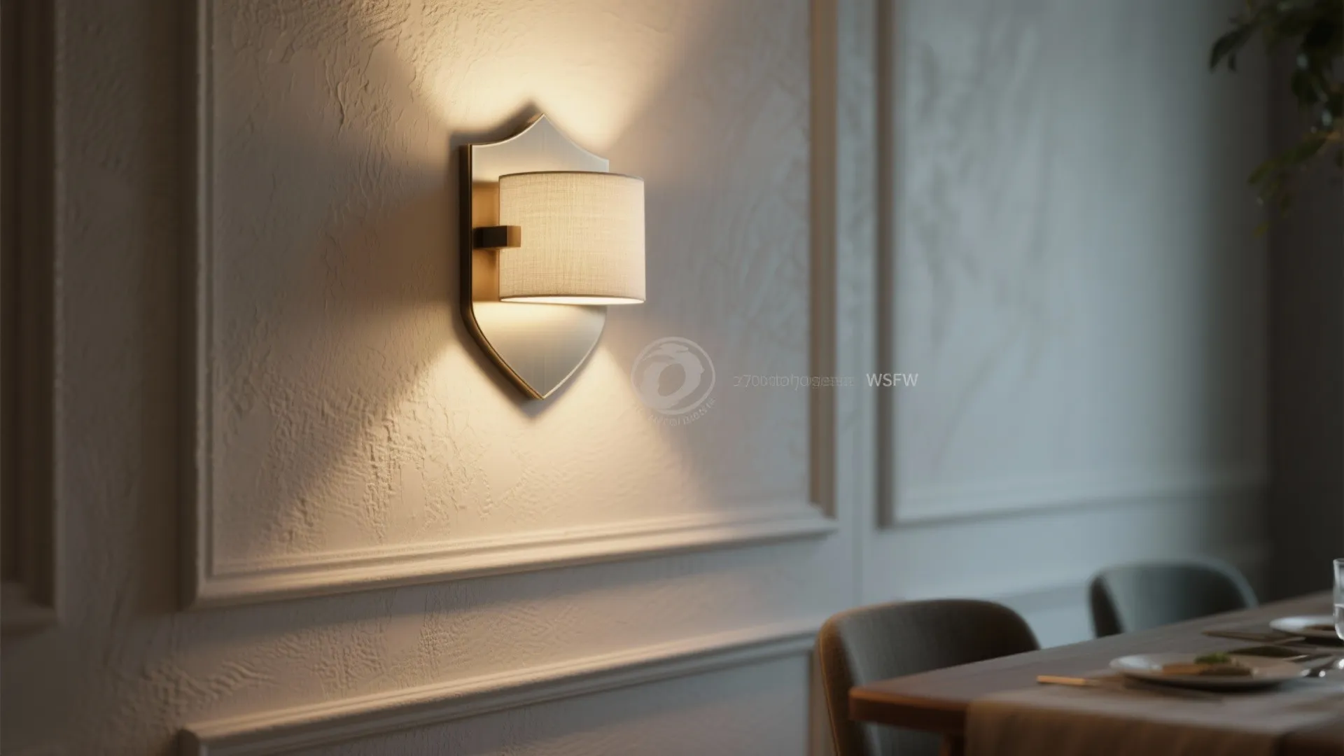 Indirect wall wash for softness