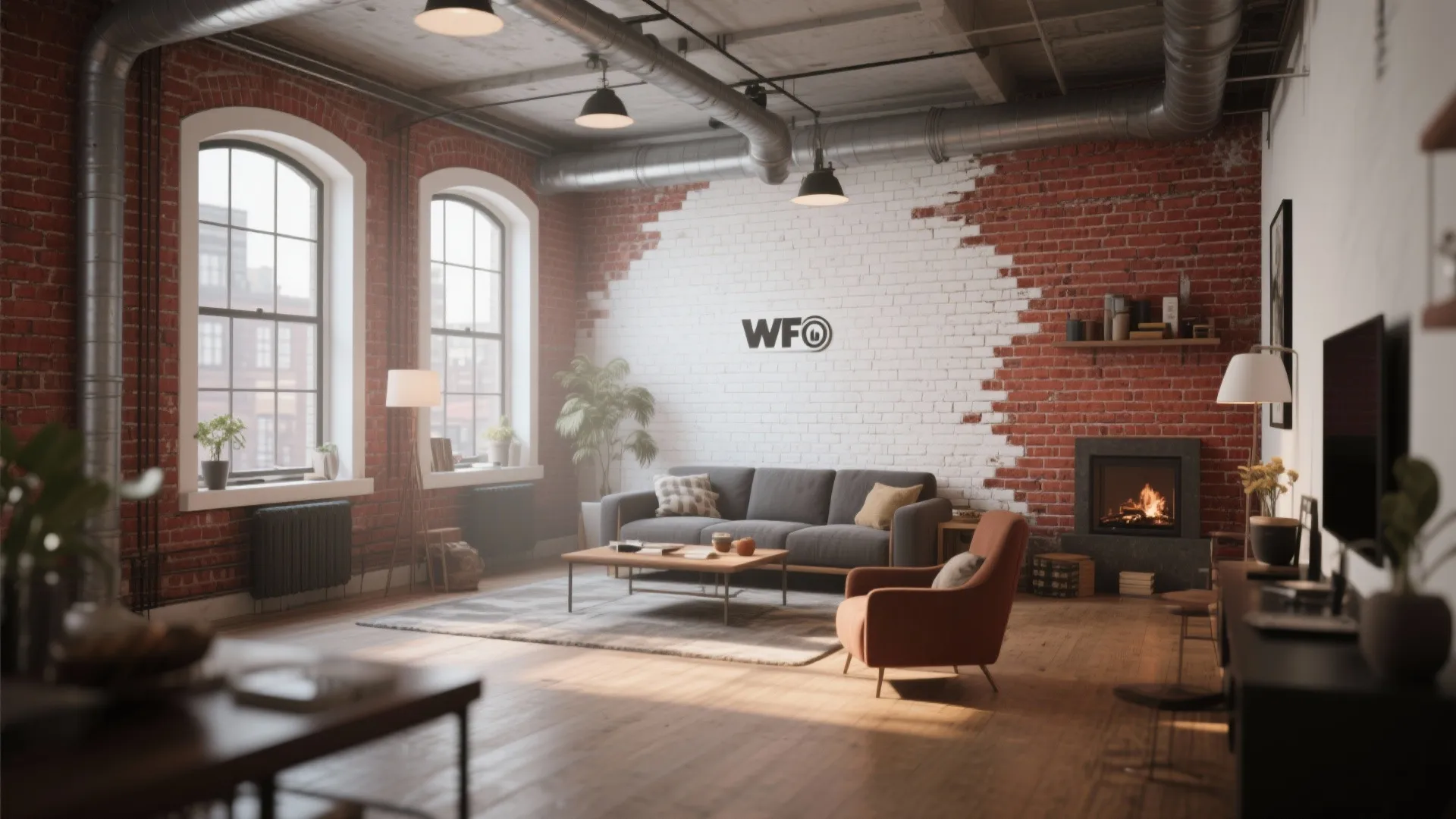 4. Decorative Brickwork Indoors