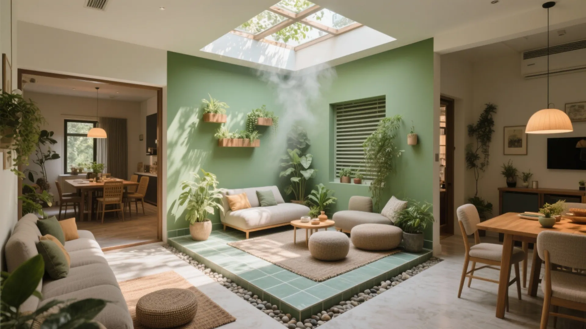 Courtyard Core for Light, Ventilation, and Social Life