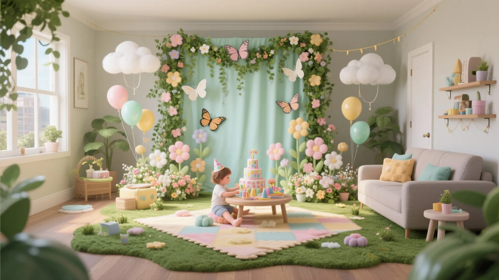 Whimsical Garden at Home