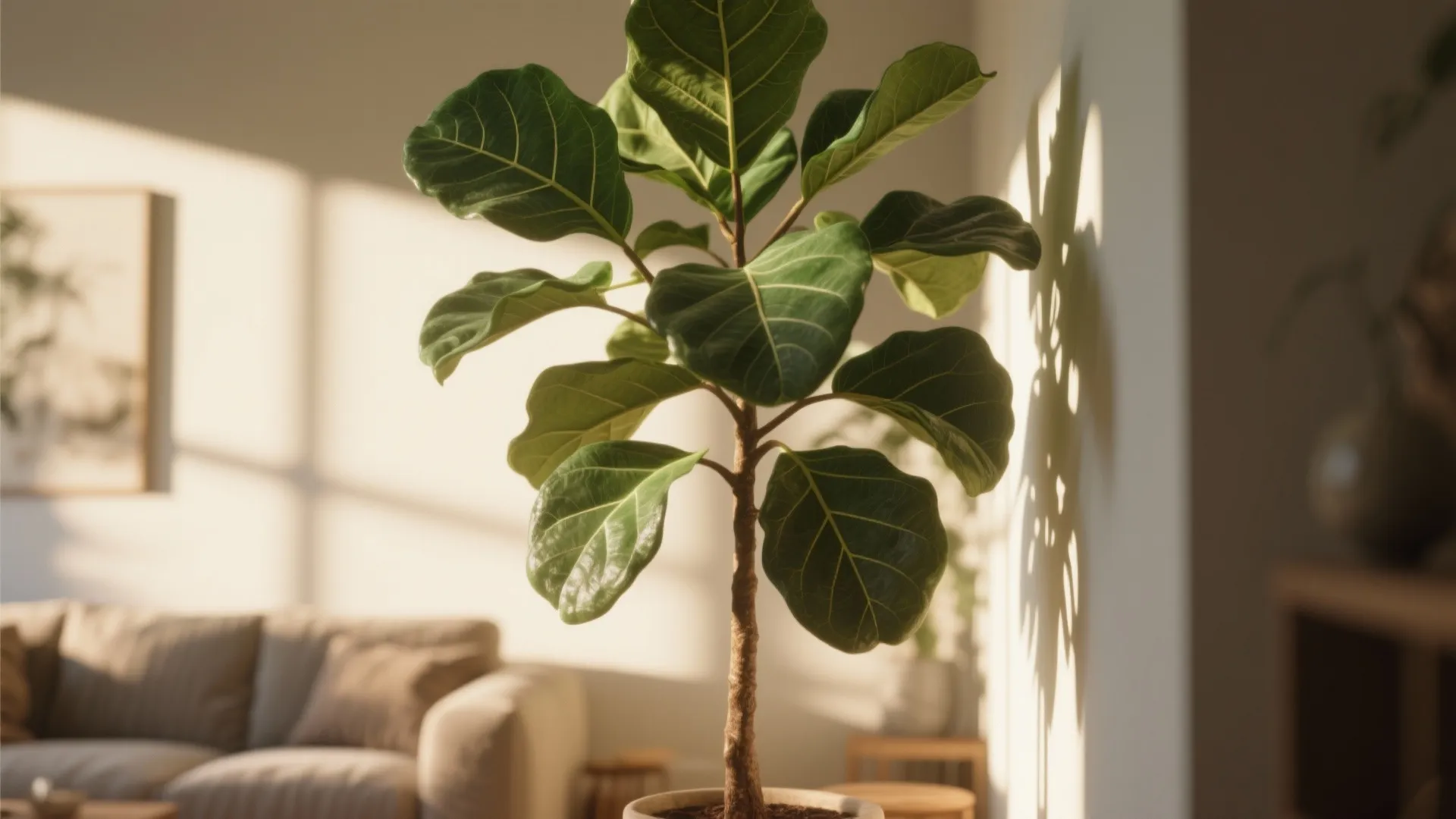 8. Indoor Greenery to Soften Corners