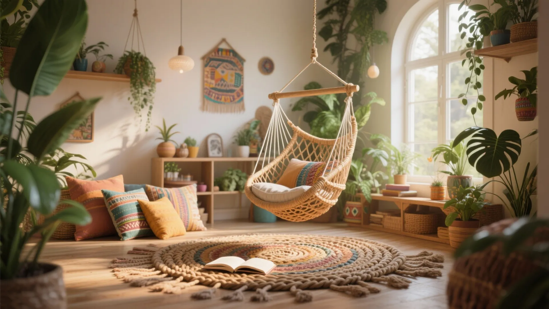 8. Hammock or Hanging Chair