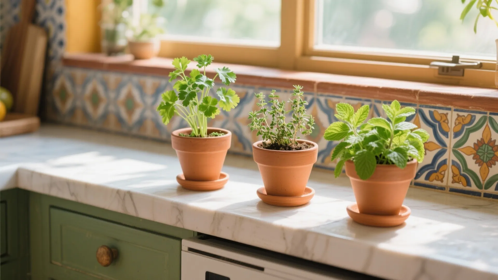 8. Indoor Herbs & Greenery