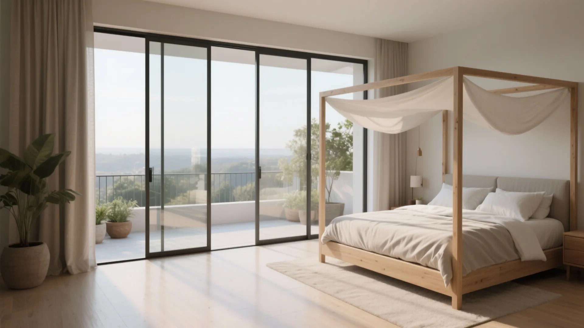 [Section: Seamless Indoor-Outdoor Flow with Balcony Doors]