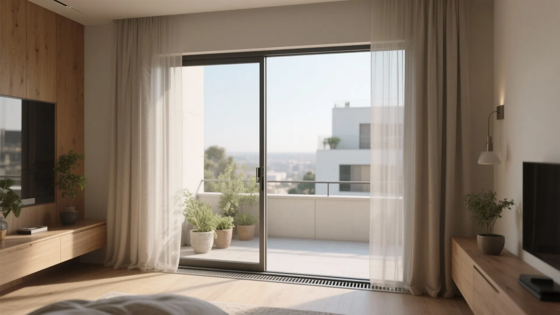 Indoor–Outdoor Flow with Smart Doors and Thresholds