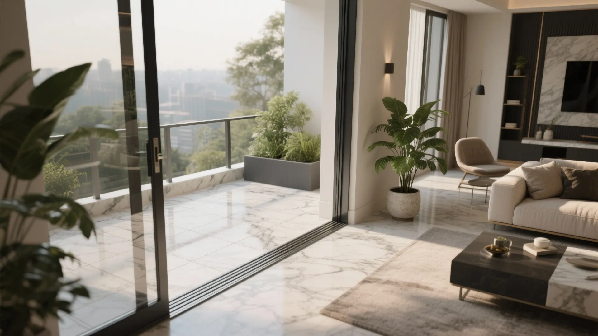 Seamless indoor–outdoor continuity across the threshold