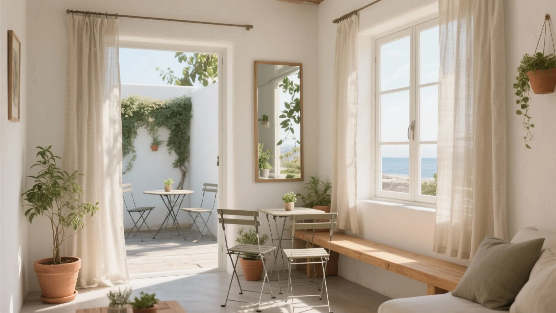 Indoor–outdoor blur (even without a yard)