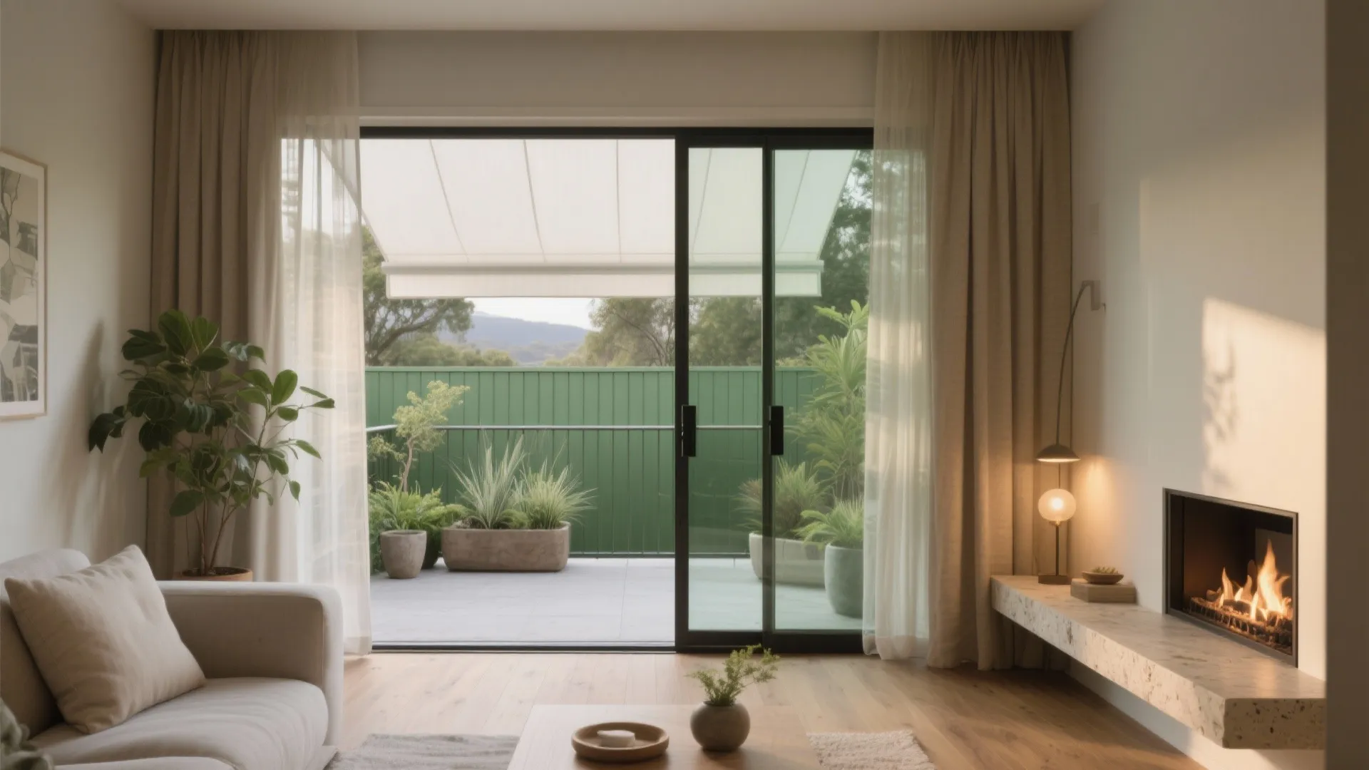 Indoor–outdoor flow and wellness details