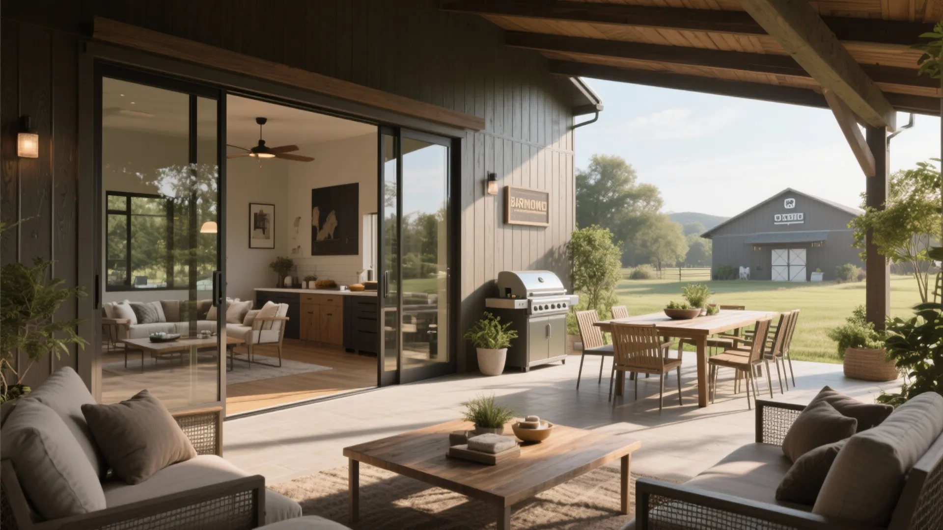 5. Outdoor living integrated with indoor flow