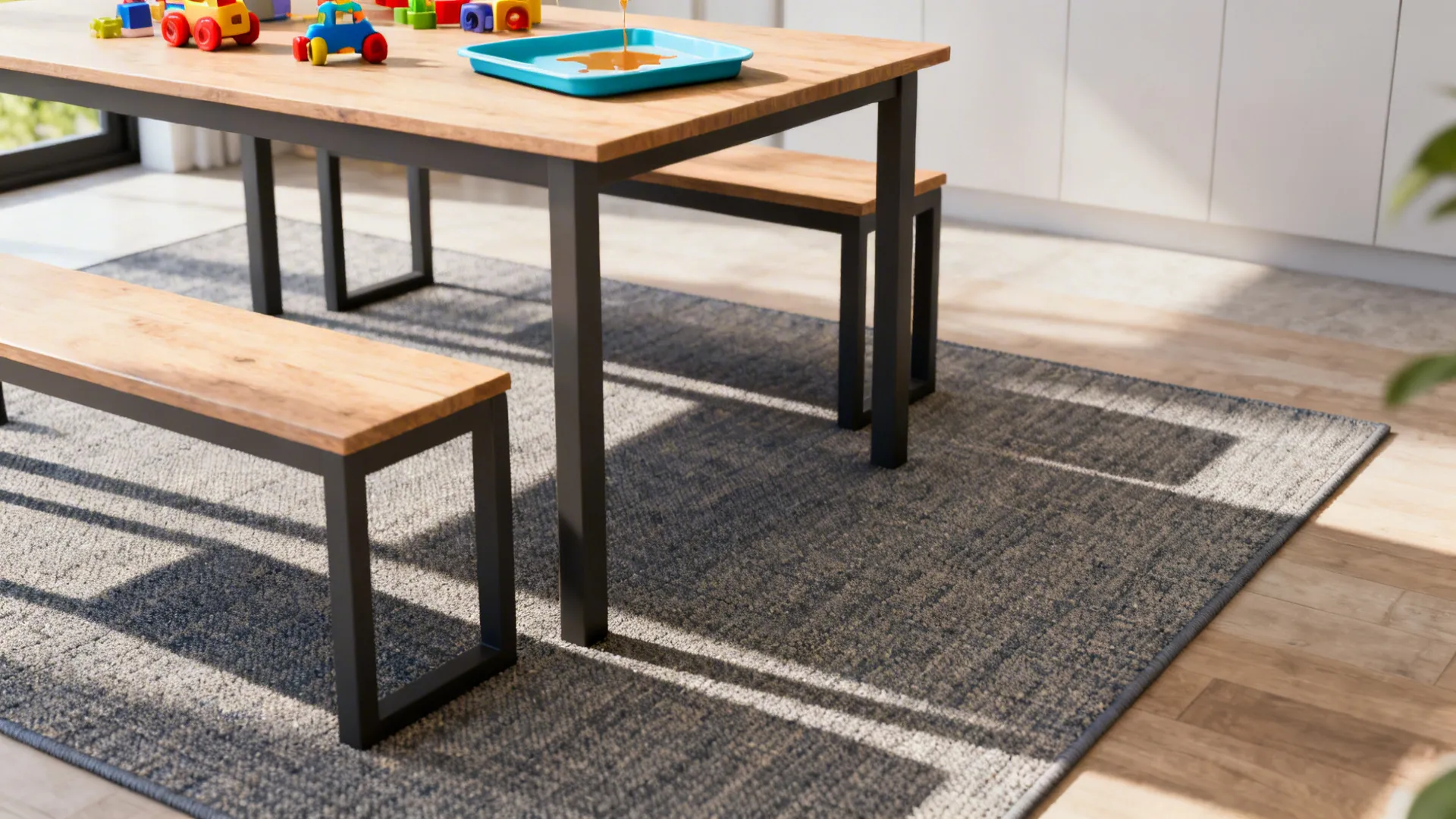 5. Indoor-outdoor low-pile for spill-prone areas