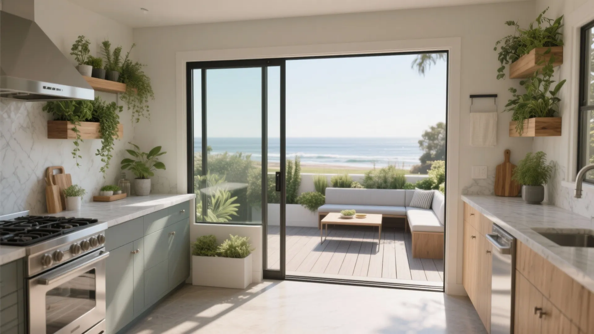 Indoor–outdoor flow, even in small footprints