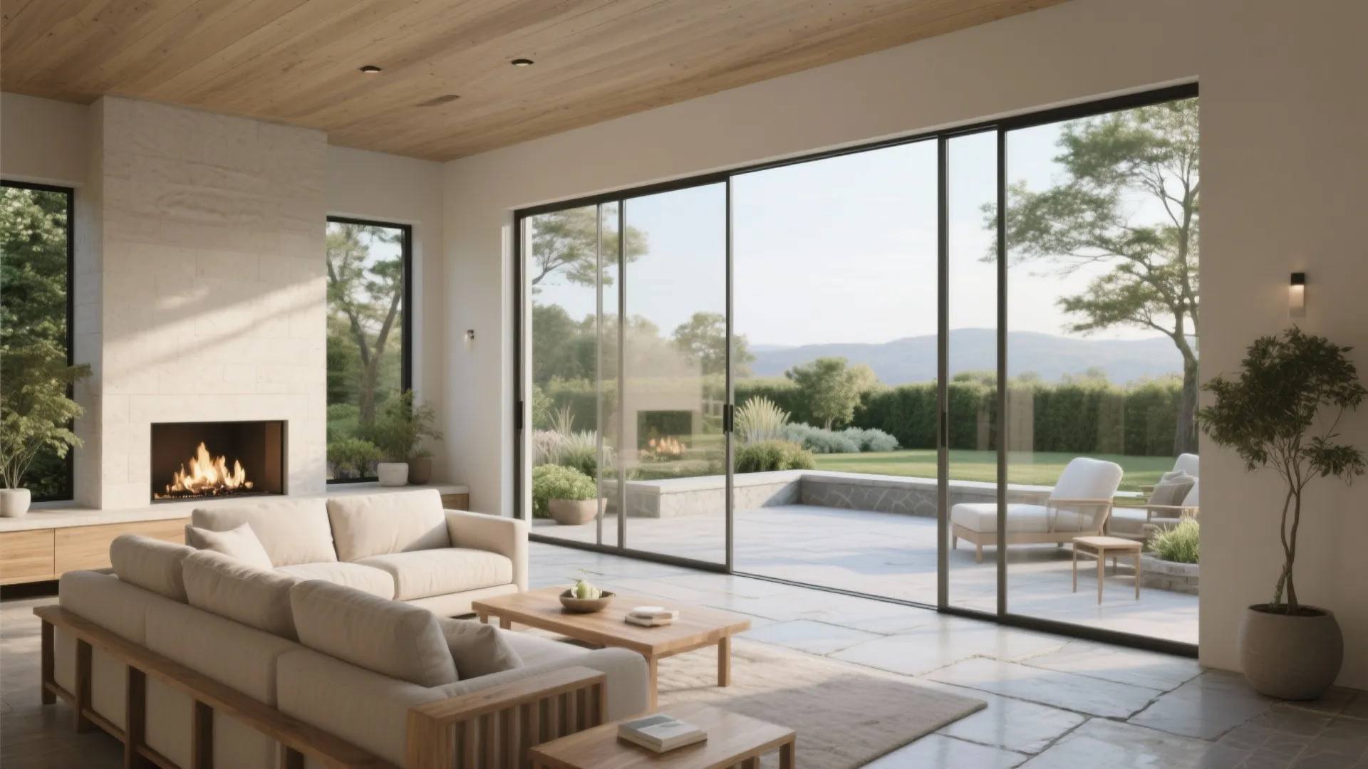 Indoor–outdoor rooms with purposeful thresholds