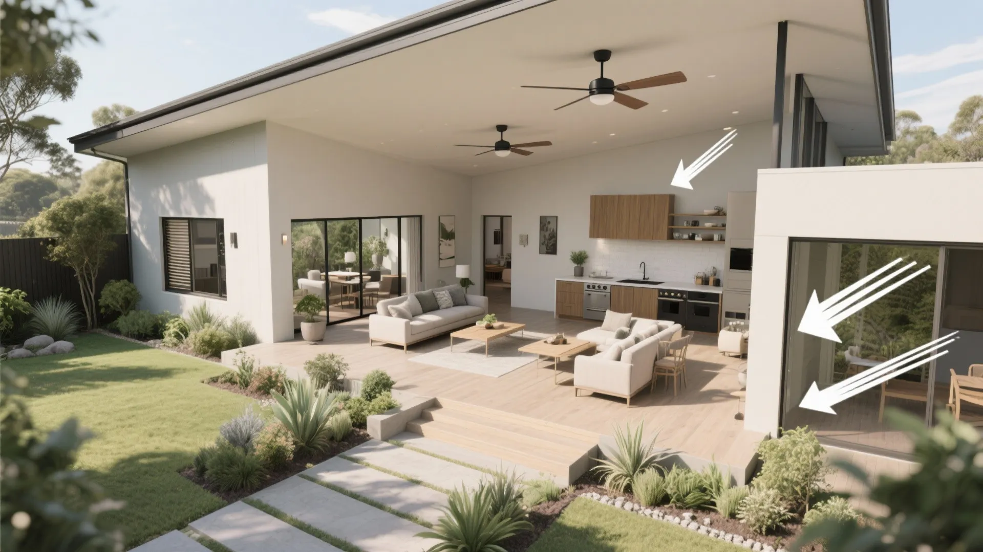 2) Seamless Indoor–Outdoor Living, But Smarter