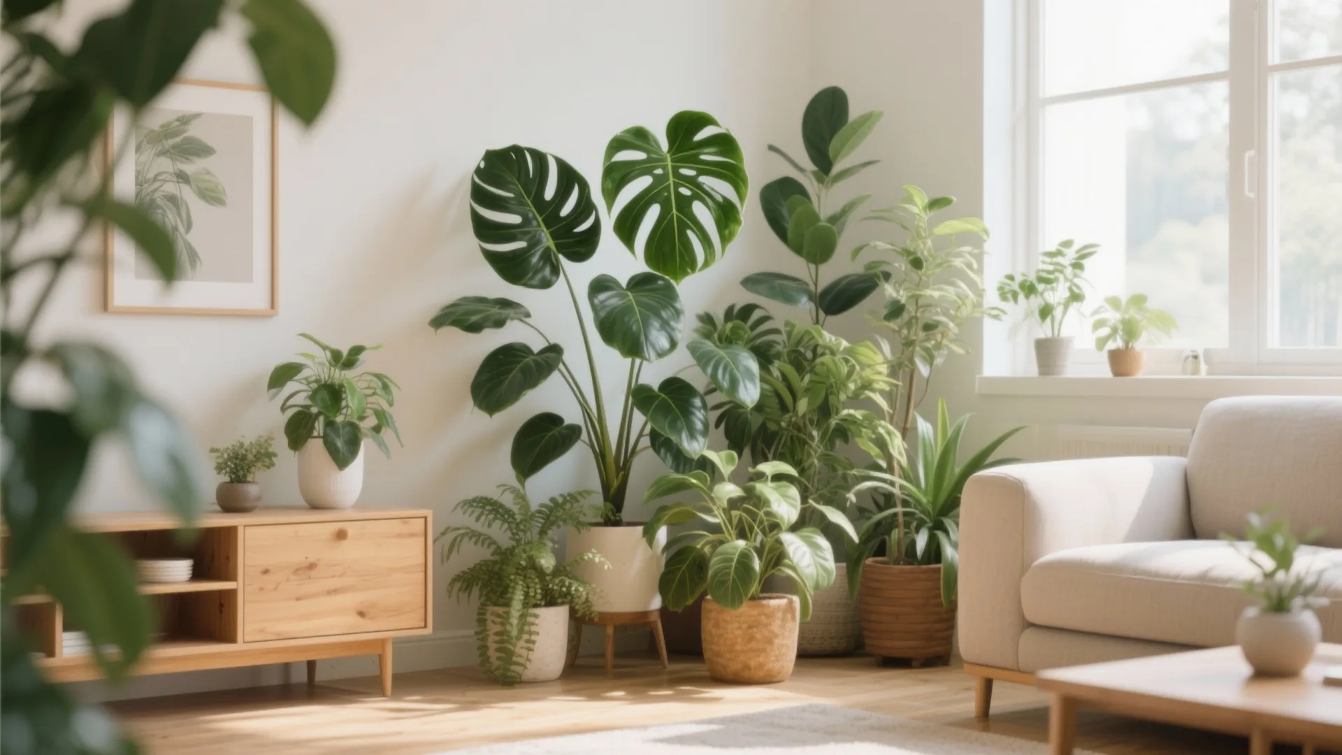 8. Indoor Plant Cluster