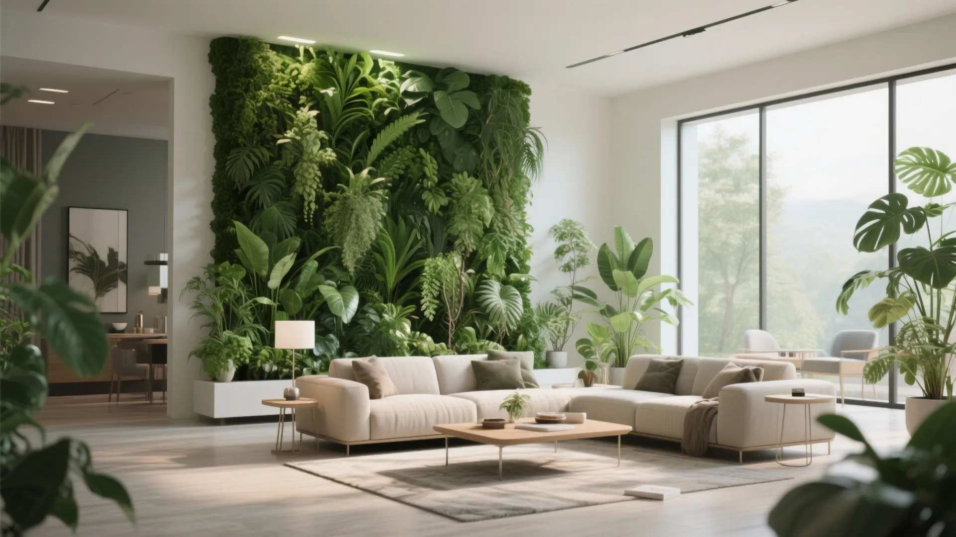 9. Indoor Plant Wall