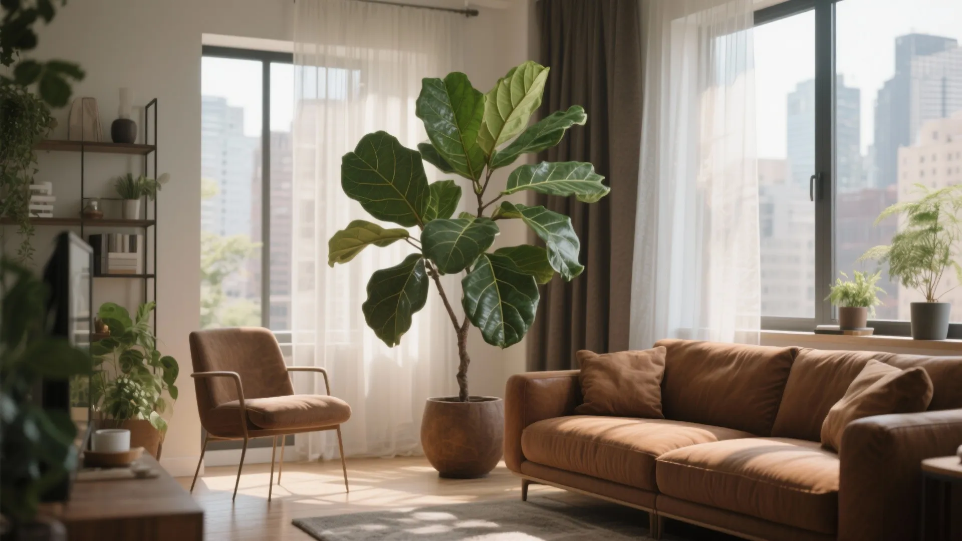 9. Add Indoor Plants for Freshness