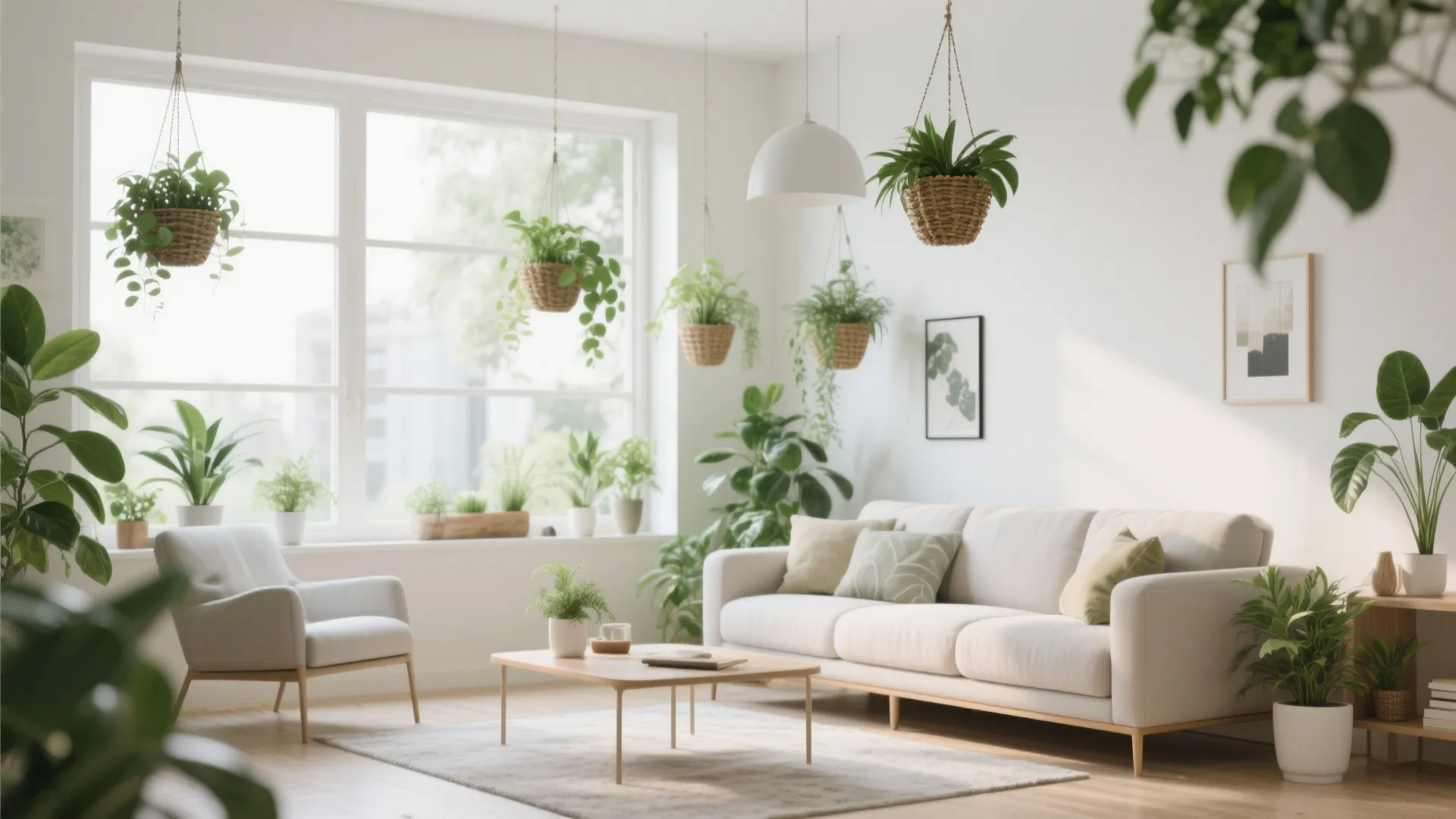 Indoor plants integration