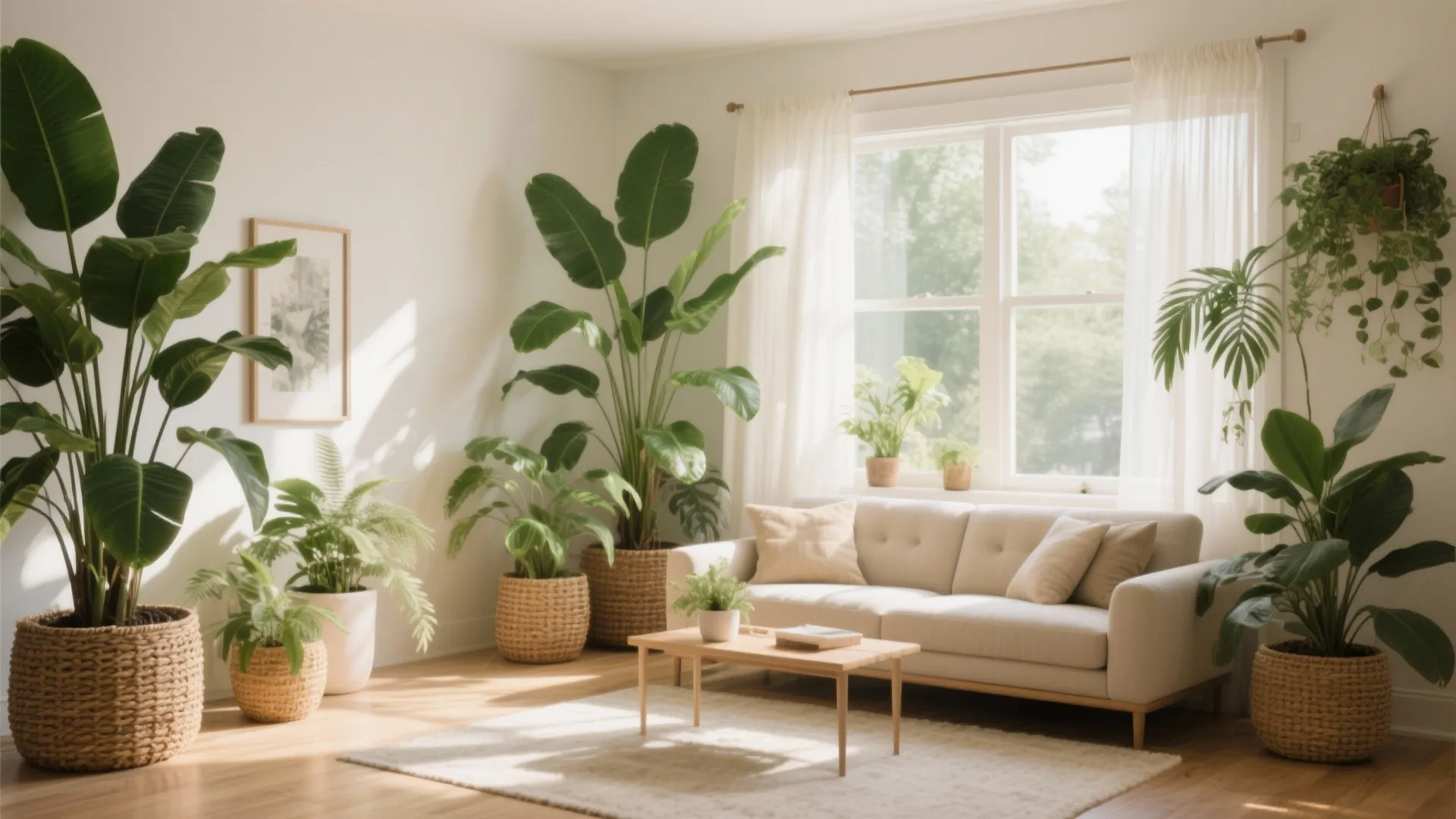 Indoor plants for freshness