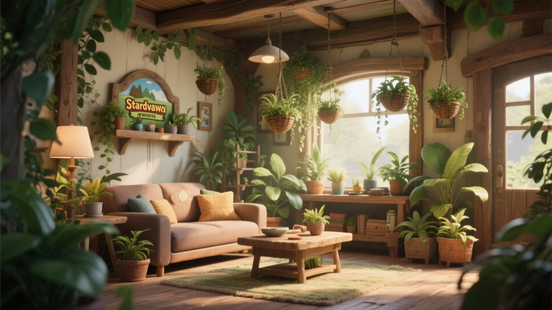 7. Indoor Plants and Hanging Planters