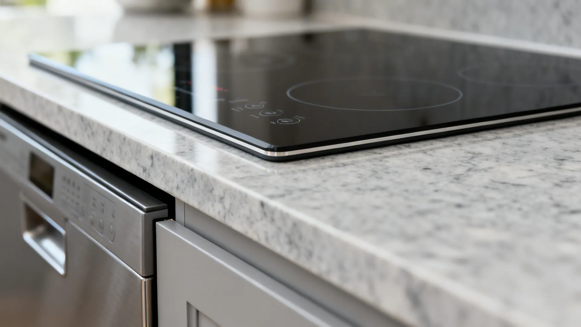 Streamlined appliance suite and compact fixtures