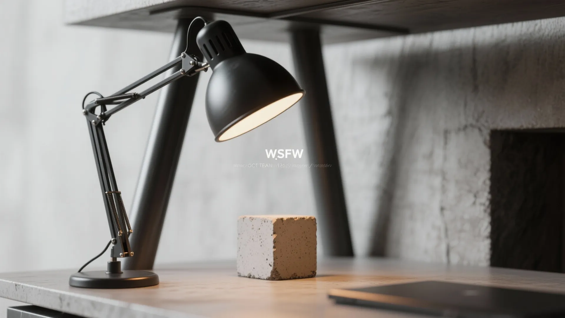 2. Minimal industrial accents