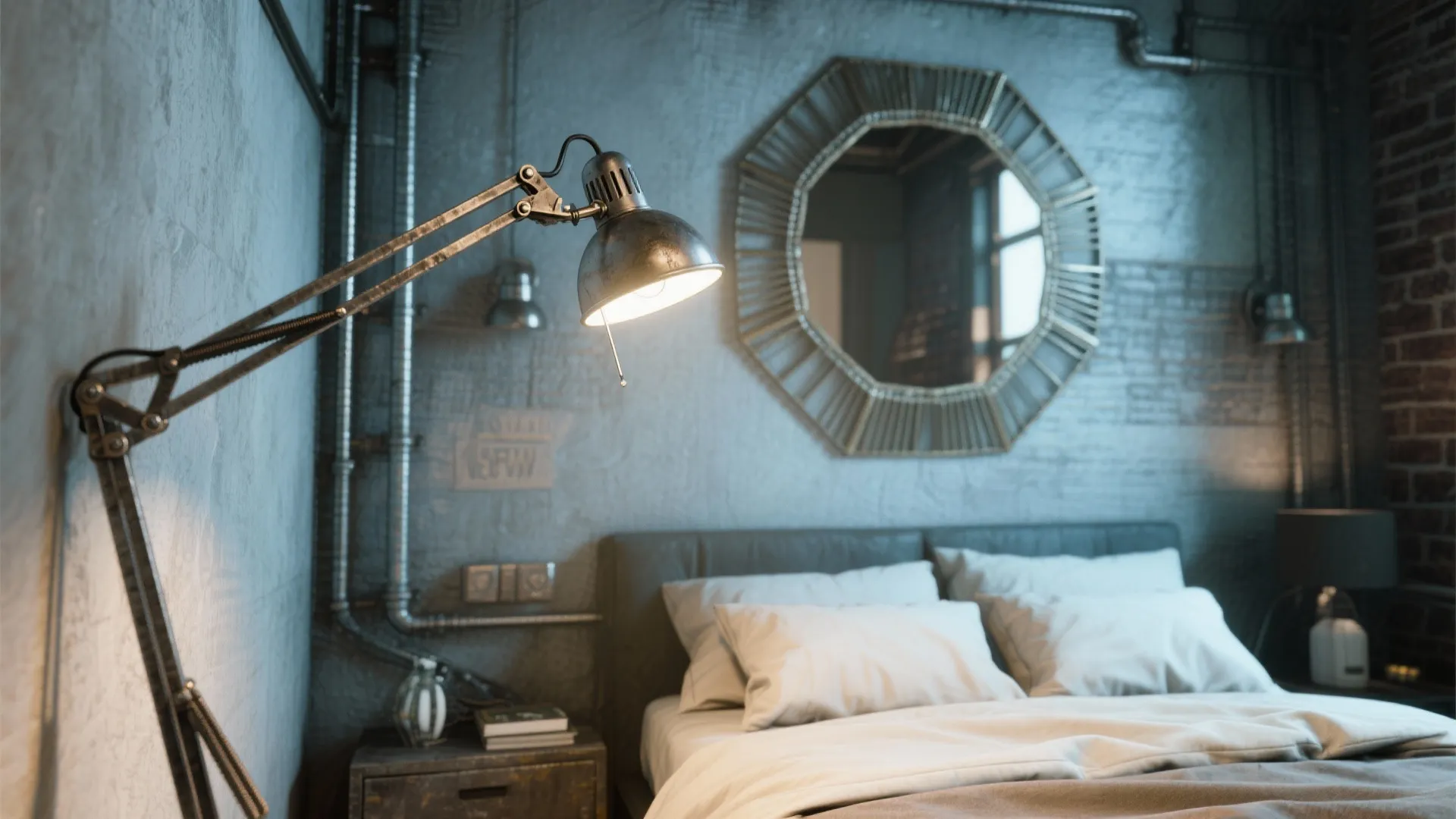 3. Industrial Articulating Lamp