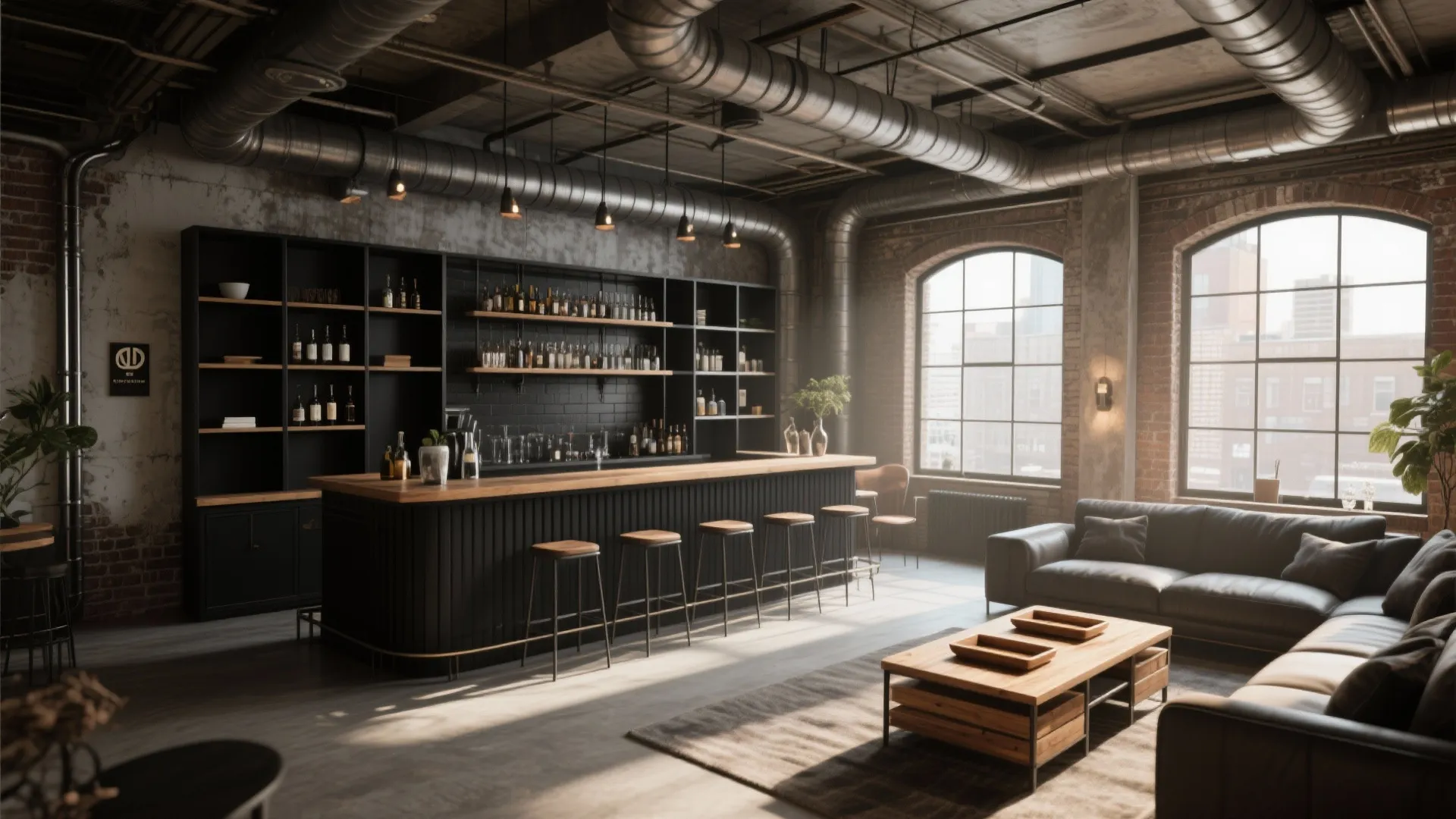 7. Industrial-chic Metal Accents