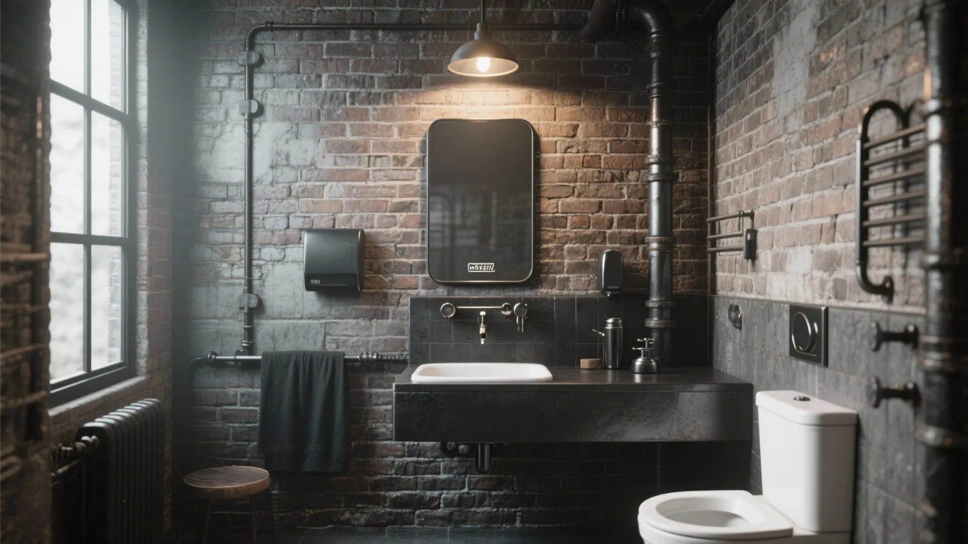 Tip 1: Industrial Materials for a Bold Look